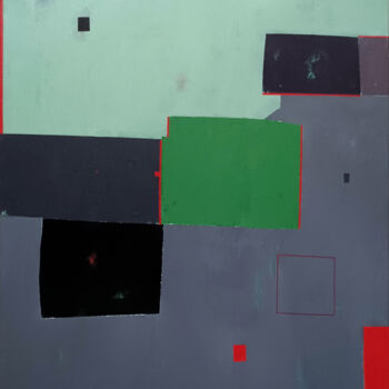 Peinture intitulée "Winter composition" par Luis Medina, Œuvre d'art originale, Acrylique Monté sur Châssis en bois
