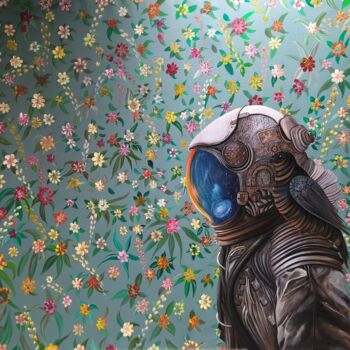 绘画 标题为“L’espace d’un insta…” 由Fantine Samaha, 原创艺术品, 丙烯