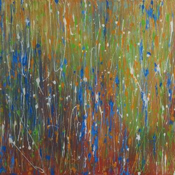 Peinture intitulée "Acrylic abstract pa…" par Dmitrij Butchenko, Œuvre d'art originale, Acrylique Monté sur Châssis en bois