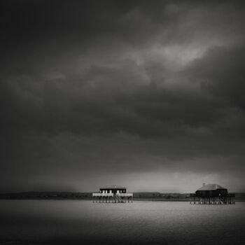 Photography titled "Cabanes tchanquées" by Jean-François Mansencal, Original Artwork, Digital Photography