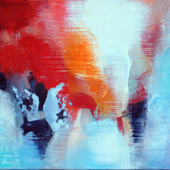 Pittura intitolato "abstract" da Konstantin Grabowski, Opera d'arte originale, Tempera Montato su Telaio per barella in legno