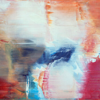 Pittura intitolato "abstract.." da Konstantin Grabowski, Opera d'arte originale, Olio Montato su Telaio per barella in legno