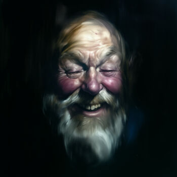 数字艺术 标题为“The Dwarf’s Smile:…” 由Alberto Capitani, 原创艺术品, AI生成的图像