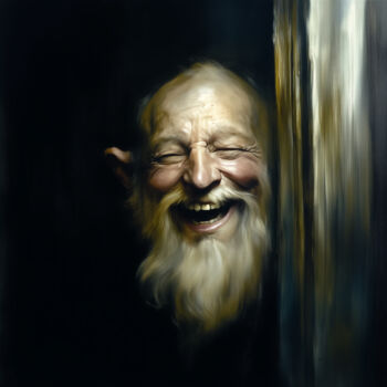 Digital Arts με τίτλο "The Dwarf's Laugh:…" από Alberto Capitani, Αυθεντικά έργα τέχνης, Εικόνα που δημιουργήθηκε με AI