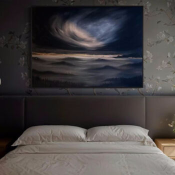 Painting titled "Painting "The Silen…" by Bohdan Maslov, Original Artwork, Acrylic