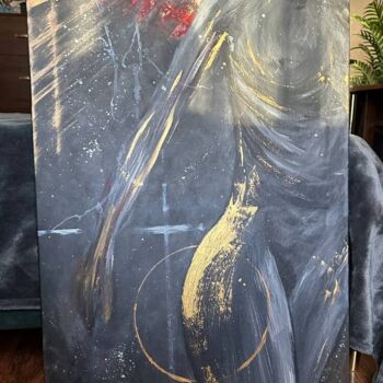 Painting titled "Painting: "Shadows…" by Bohdan Maslov, Original Artwork, Acrylic