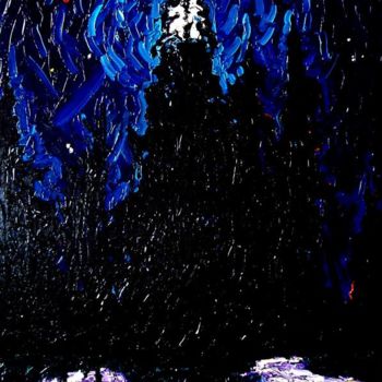 Painting titled "WINTER LIGHTHOUSE" by Pat Moffatt, Original Artwork