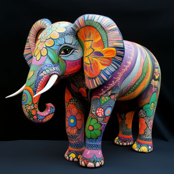 Digital Arts titled "Garden of Whimsy: A…" by Alberto Capitani, Original Artwork, AI generated image