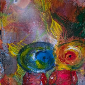 Painting titled "Akwarela pt.Spacer…" by Ewa Mościszko, Original Artwork, Watercolor
