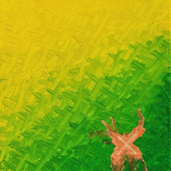 Картина под названием "Energy art painting…" - Aurmsorne, Подлинное произведение искусства, Масло