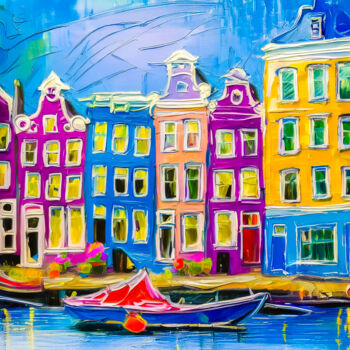 Grafika cyfrowa / sztuka generowana cyfrowo zatytułowany „Carnival Façades by…” autorstwa Mathias (1975), Oryginalna praca,…