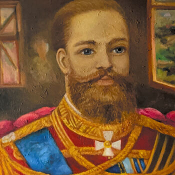 Peinture intitulée "Alexandre III" par Lola Jumaeva Novikova, Œuvre d'art originale, Huile