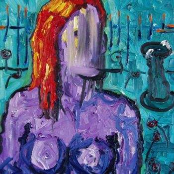 Painting titled "WHEN YOU WERE THEN" by Pat Moffatt, Original Artwork