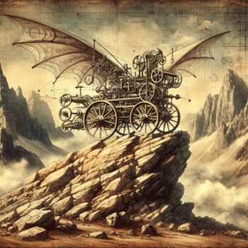 数字艺术 标题为“Vision Beyond Time” 由Aashish Singh, 原创艺术品, 数字油画