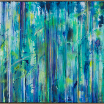 Painting titled "Key Stone" by Shobhana Tyroller, Original Artwork, Acrylic