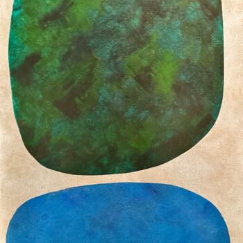 绘画 标题为“Rochas n.6.1” 由Pedro Paulo Silva Ribeiro, 原创艺术品, 丙烯 安装在木质担架架上