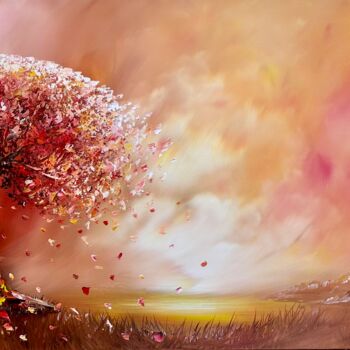 Pintura titulada "Colorful Tree of Li…" por Gena Genadyj, Obra de arte original, Acrílico