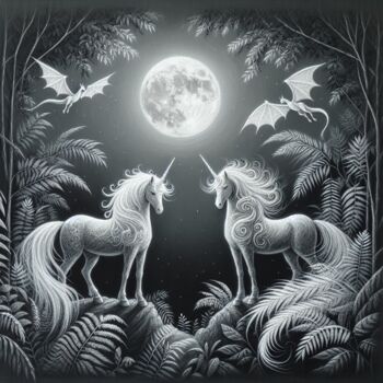 Digital Arts titled "Luminous Legends" by Aashish Singh, Original Artwork, Digital Painting