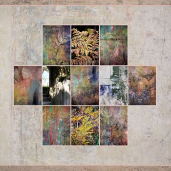 Photography titled "Terre 6" by Dominique Comolet, Original Artwork, Digital Photography Mounted on Aluminium