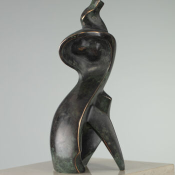 Sculpture titled "CARMEN" by Mircea Puscas, Original Artwork, Bronze