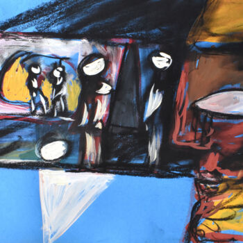 Drawing titled "Archway (Object Num…" by Roman Lasa, Original Artwork, Pastel