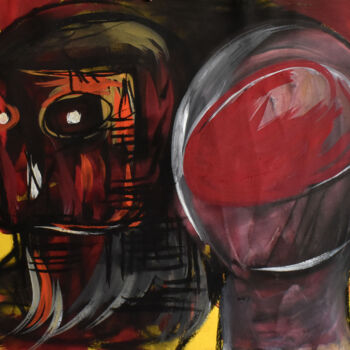 Drawing titled "Mannequin (Object N…" by Roman Lasa, Original Artwork, Pastel