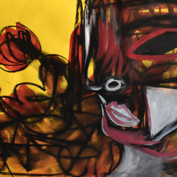 Drawing titled "Ivy (Object Number…" by Roman Lasa, Original Artwork, Pastel