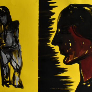 Dessin intitulée "Meet (Object Number…" par Roman Lasa, Œuvre d'art originale, Pastel