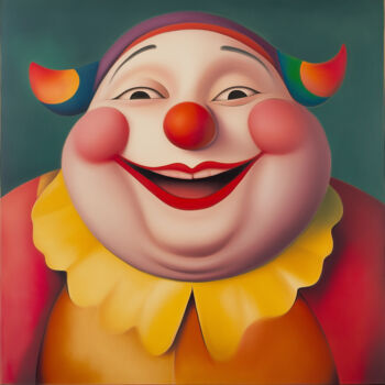 Digitale Kunst mit dem Titel "The Playful Minimal…" von Alberto Capitani, Original-Kunstwerk, KI-generiertes Bild
