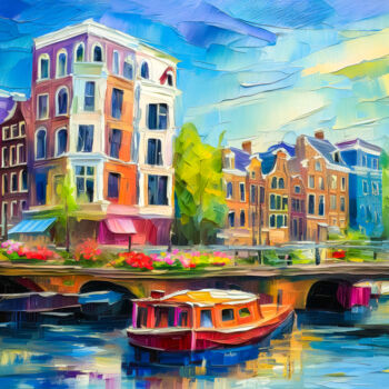 Grafika cyfrowa / sztuka generowana cyfrowo zatytułowany „Where the Water Ben…” autorstwa Mathias (1975), Oryginalna praca,…