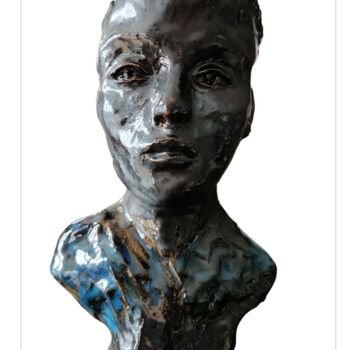 Sculpture intitulée "Sculpture femme" par Marie Pascale Martins, Œuvre d'art originale, Céramique