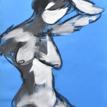 Drawing titled "Nude 2015 (object n…" by Roman Lasa, Original Artwork, Pastel