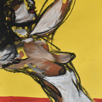 Dibujo titulada "Nude 2015 (object n…" por Roman Lasa, Obra de arte original, Pastel