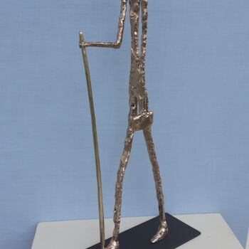 "Sur le chemin." başlıklı Heykel Patrick Neel tarafından, Orijinal sanat, Bronz
