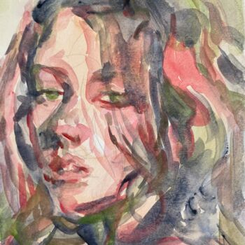 Peinture intitulée "Bimpa" par Xiao Han, Œuvre d'art originale, Crayon