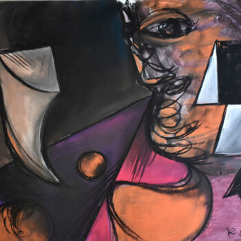 Drawing titled "'Horizon 2019'" by Roman Lasa, Original Artwork, Pastel