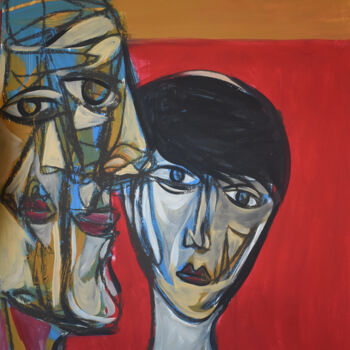 제목이 "Portrait 2023"인 그림 Roman Lasa로, 원작, 파스텔