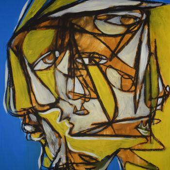 Tekening getiteld "' Światowid 2023 '" door Roman Lasa, Origineel Kunstwerk, Pastel