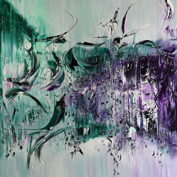 Painting titled "ABSTRACT Novembre 2…" by Yann Pelcat, Original Artwork, Oil