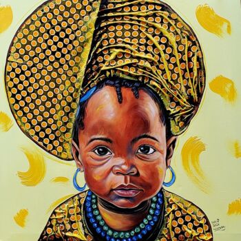 Collages titled "Angel" by Kevin Jjagwe, Original Artwork, Acrylic