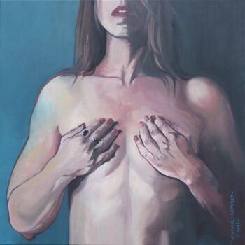 "Solo si es si" başlıklı Tablo Hélène Lazowinsky tarafından, Orijinal sanat, Petrol