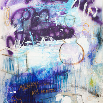 Painting titled "Always on my mind" by Carolina Alotus, Original Artwork, Acrylic
