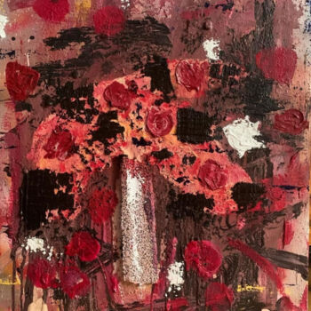 Painting titled "Sorry" by Michael López, Original Artwork, Acrylic Mounted on Wood Stretcher frame