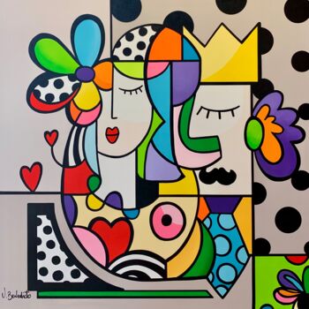 Pintura intitulada "Souviens toi" por Virginia Benedicto, Obras de arte originais, Acrílico