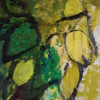 Pintura titulada "LES CITRONS" por Mchartrie, Obra de arte original, Oleo
