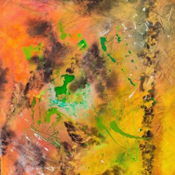 Peinture intitulée "Évasion" par Julien Abstrait, Œuvre d'art originale, Acrylique Monté sur Châssis en bois