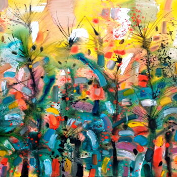 Peinture intitulée "Autumnal mood-VI" par Stanislav Bojankov, Œuvre d'art originale, Acrylique