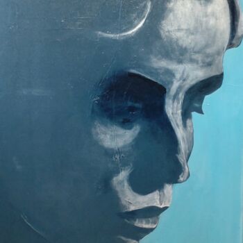 Painting titled "Clara" by Philippe Rabouille (Raph), Original Artwork, Acrylic Mounted on Wood Stretcher frame