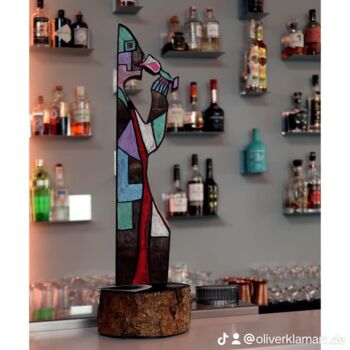 雕塑 标题为“VINO- SKULPTUR” 由Oliver Klam, 原创艺术品, 木