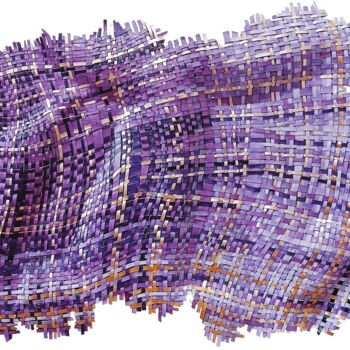 Textile Art με τίτλο "Voodoo" από Julee Latimer, Αυθεντικά έργα τέχνης, Ακρυλικό